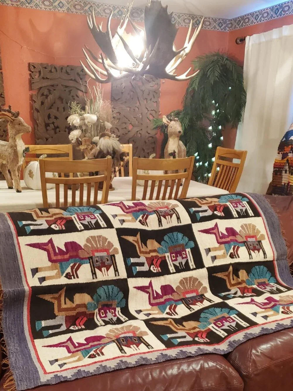 Andean Spirit Tapestry – Guardian of the Highlands, Art Wall hanging 100 %